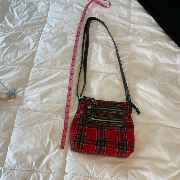 5/$25 - Tartan Plaid Crossbody handbag - Picture 5 of 11